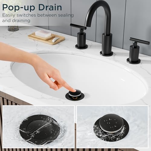 FORIOUS 304 Stainless Steel Sink Drain