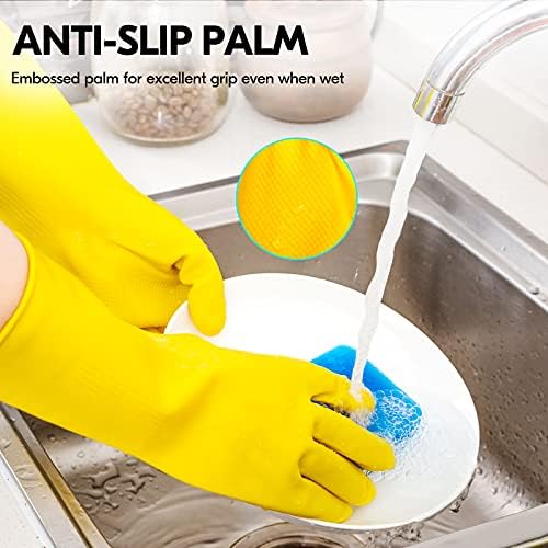 Vgo 20 Pairs Reusable Cleaning Gloves for Kitchen and Dishwashing