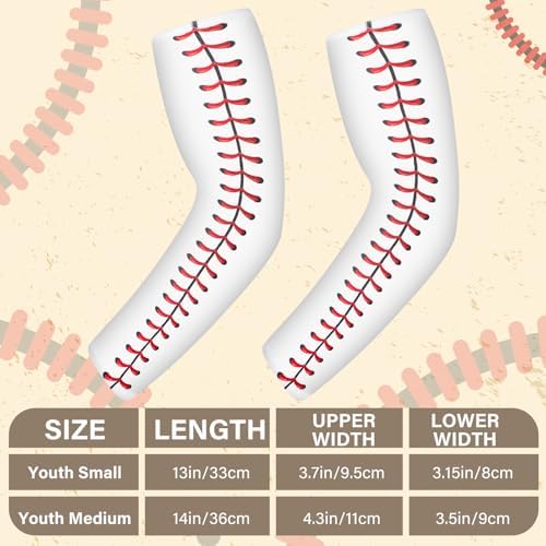 6 Pairs Baseball Sleeve