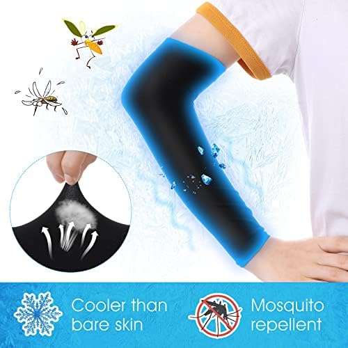 UV Protection Yolev Arm Sleeves for Kids -Compression Cooling and Durable Design