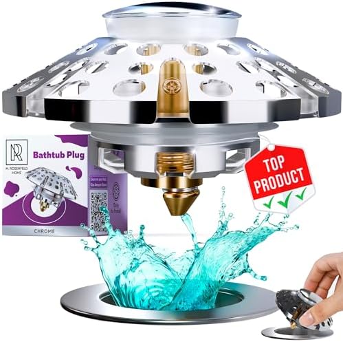 Innovative 2-in-1 Bathtub Drain Stopper