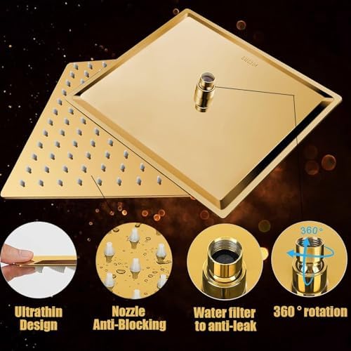 10 High-Pressure Rain Shower Head