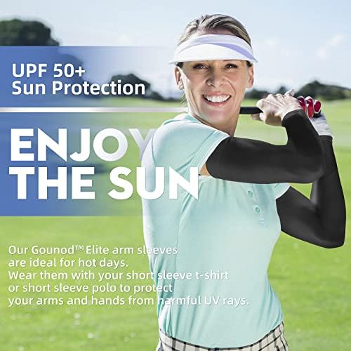 GOUNOD Sun Protection Cooling Compression Arm Sleeves for Men