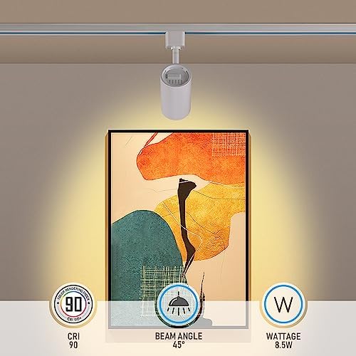 Durable 8-Pack Track Lighting Heads With 5 CCT Options