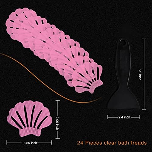 Non-Slip Bathtub Stickers 24PCS Shell Safety