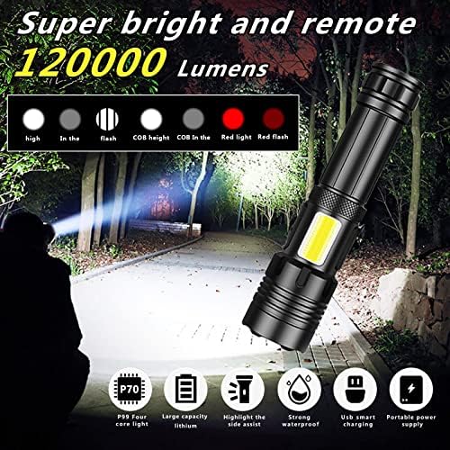 LidoumaiEC Rechargeable High-Lumens Flashlight