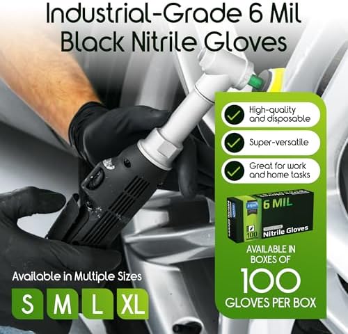 Sturdy Heavy-Duty Nitrile Gloves
