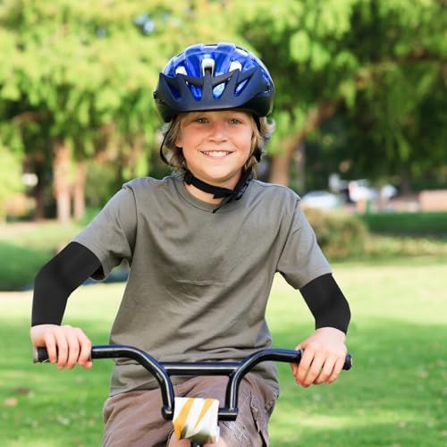 2 Pairs Breathable Elastic Arm Sleeves for Kids