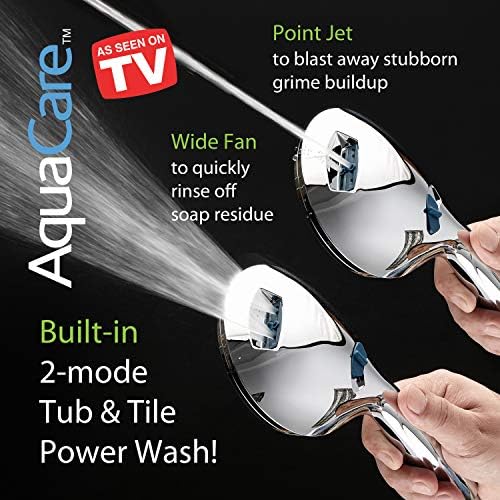 Hotel Spa AquaCare High Pressure Handheld Rain Shower Head Combo