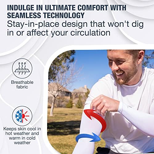 Cooling Arm Sleeve for MenWomen Breathable Sun Protection