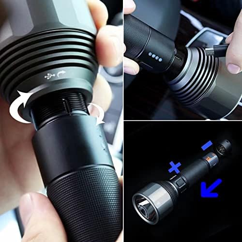 NEXTOOL 2000 Lumens Rechargeable Flashlight with 5 Modes and 5000mAh Battery