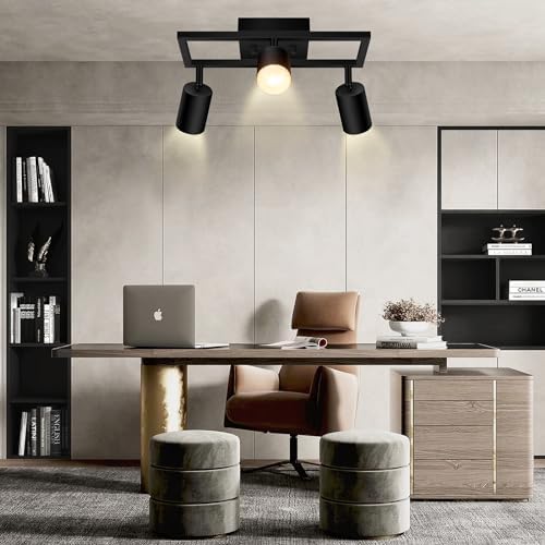 BoostArea 3 Light Track Lighting Kit with Rotatable Heads