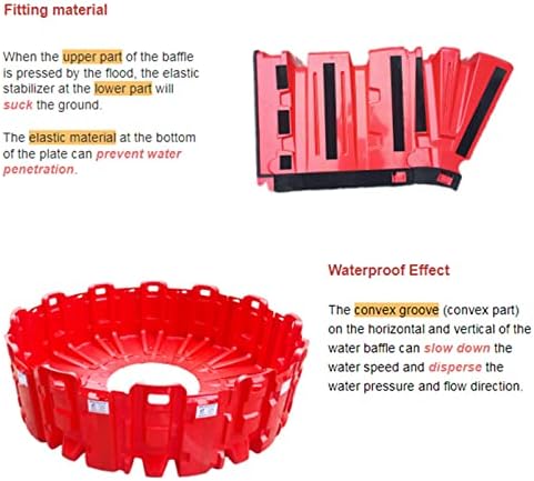 Flood Protection L-Type Plastic Barrier