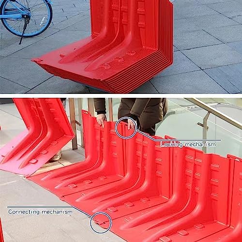 USZWBY Flood Protection Board - 6pcs Red Set