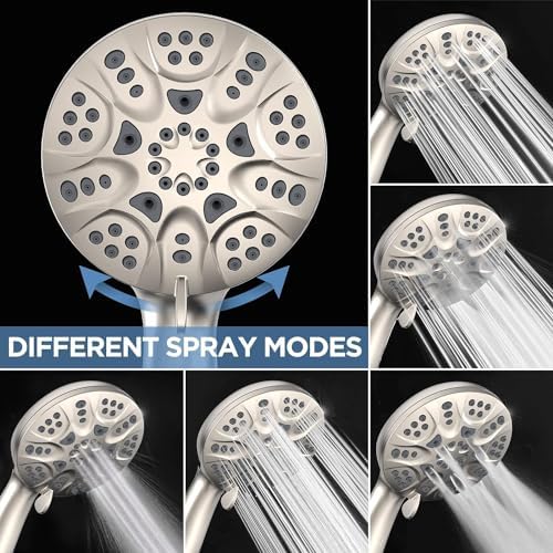 HOPOPRO 6-Mode High Flow Handheld Shower Head Set