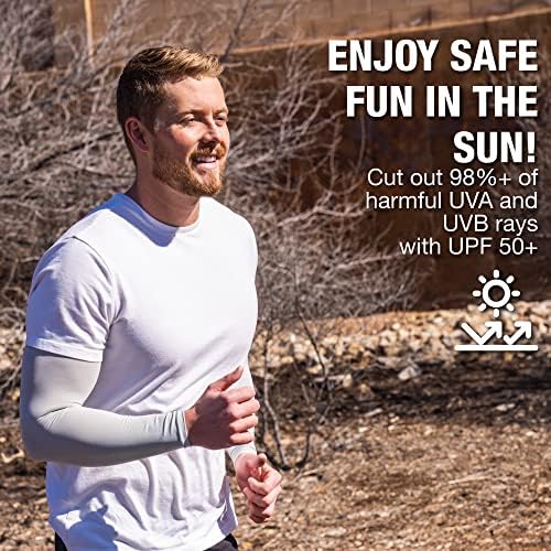 Cooling Arm Sleeve for MenWomen Breathable Sun Protection