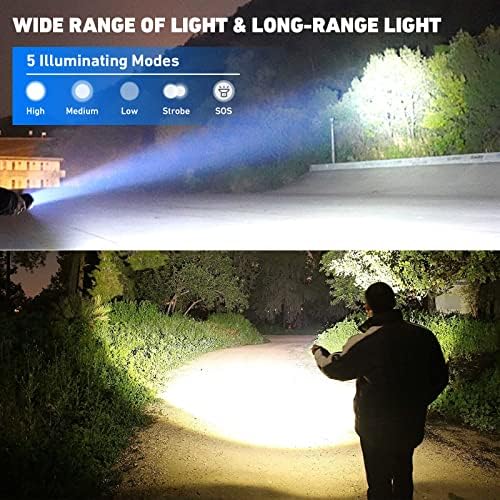 Bailinghai Brightest LED Flashlight IPX6 Waterproof