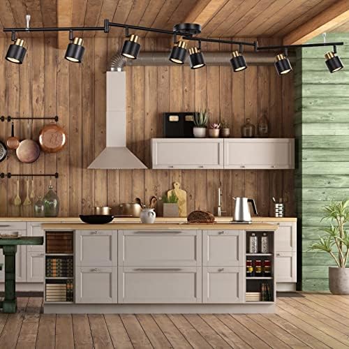 8-Light Adjustable Ceiling Track Lighting Kit