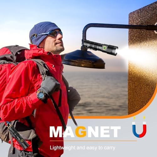 Last Light 20000 Lumens Spotlight Flashlight for Hiking Survival
