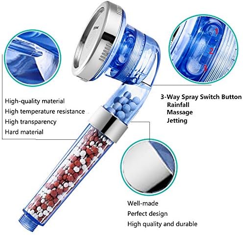 ultra-comfortable 3-mode showerhead for smooth relaxation