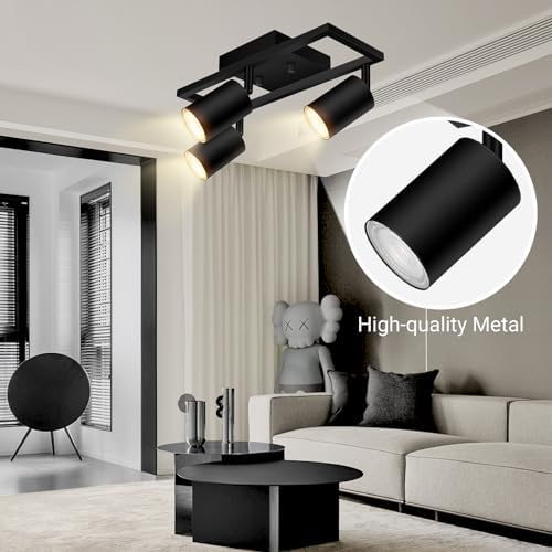 BoostArea 3 Light Track Lighting Kit with Rotatable Heads