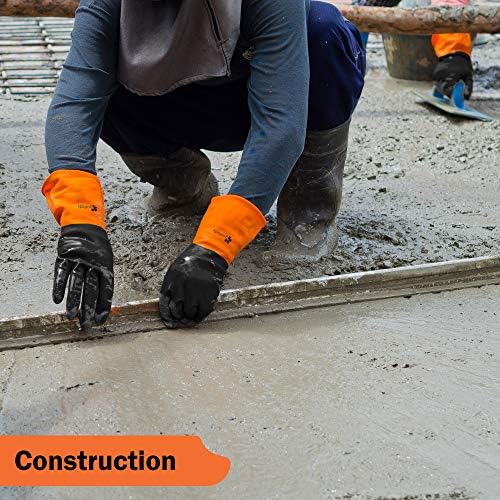 Gastody - Heavy-Duty Chemical Resistant Gloves Reusable Safety Gloves for Oil Acid Alkali - S-M-L-XL Sizes