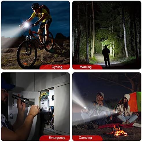 1000 Lumen Tactical Flashlight with 5-Mode Zoom Function zoomable waterproof and durable