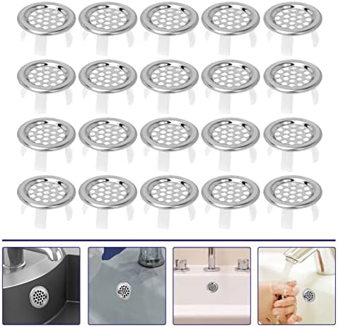 Garneck Stainless Steel Sink Overflow Covers