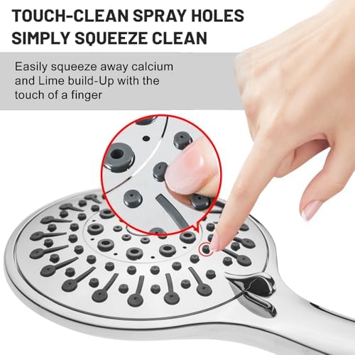 LINPUNG 6-Setting Handheld Shower Head Combo