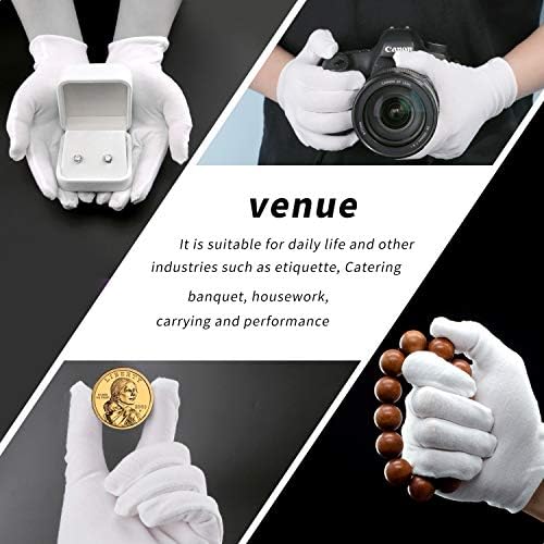 Thickened Cotton Gloves Moisturizing Fingerprint-Free