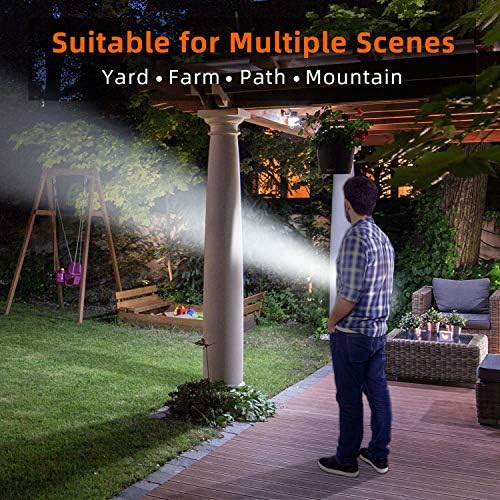 BUYSIGHT Rechargeable Spotlight Flashlight 120000 Lumens Handheld LED Light