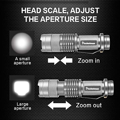 Modoao 30-Piece LED Flashlight Set for Camping and Hiking