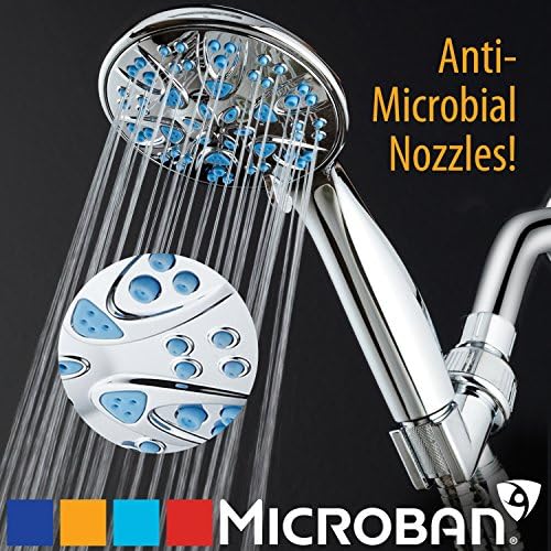 AquaDance 5514 Handheld Showerhead with 6 Settings and Microban Protection